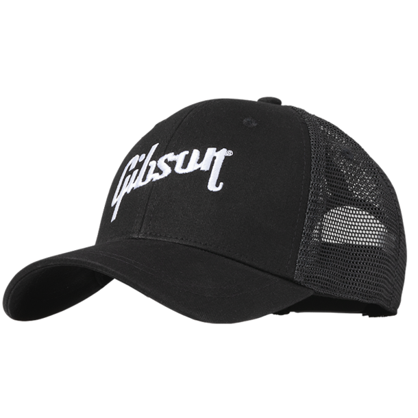 Gibson Black Trucker Snapback